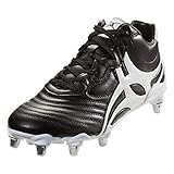 Gilbert Celera V3 High 8 Stud Rugby Boot, Black, US 11.5