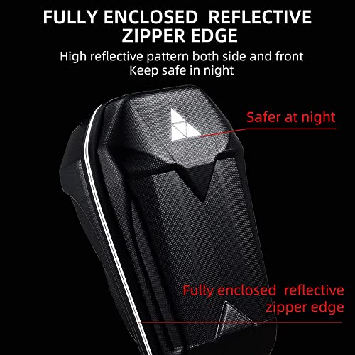 REHOC Nova bolsa para scooter, bolsa frontal para scooter impermeável com capacidade de 5 L, bolsa p