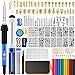 Produktbild Brandmalerei Lötkolben Set 116PCS Brandmalerei Brandmalkolben Set IVSUN 60W Temperatur Einstellbar 220~480  für Holz Leder Gravieren Skulptur Holzbrandmalerei DIY Kunst