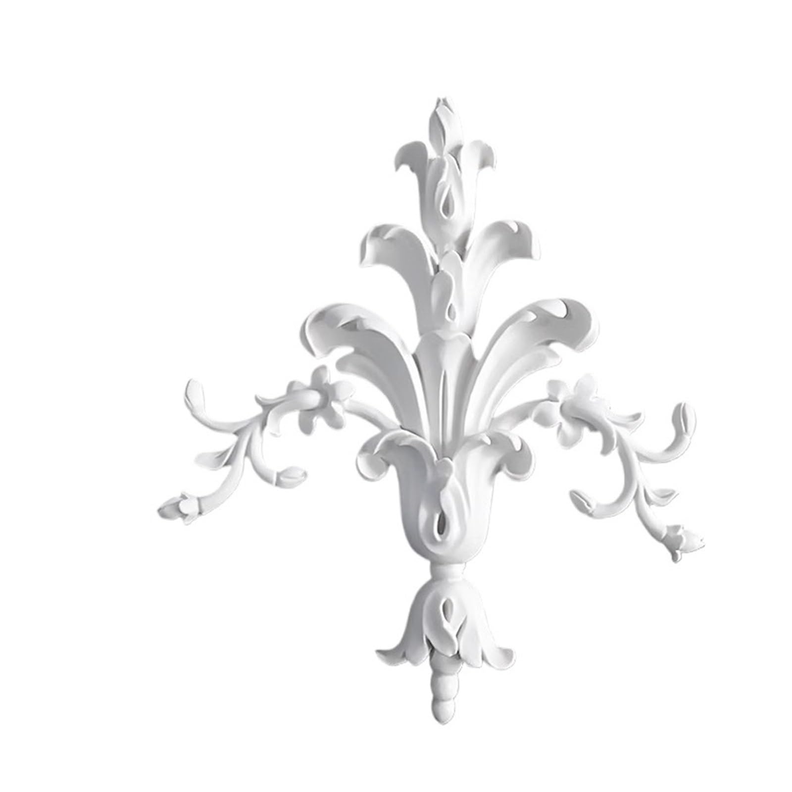 Jtksscs 24.8X21.9x1.7cm Wall Moulding Decorative Appliques Diy Carved Onlay For Bed Door And Onlays For Furniture Cabinet Wardrobe Decoration