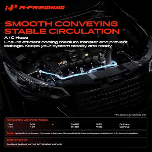A-Premium A/C Suction & Discharge Line Hose Assembly Compatible with Ford by A-Premium - Used condition - Image 2