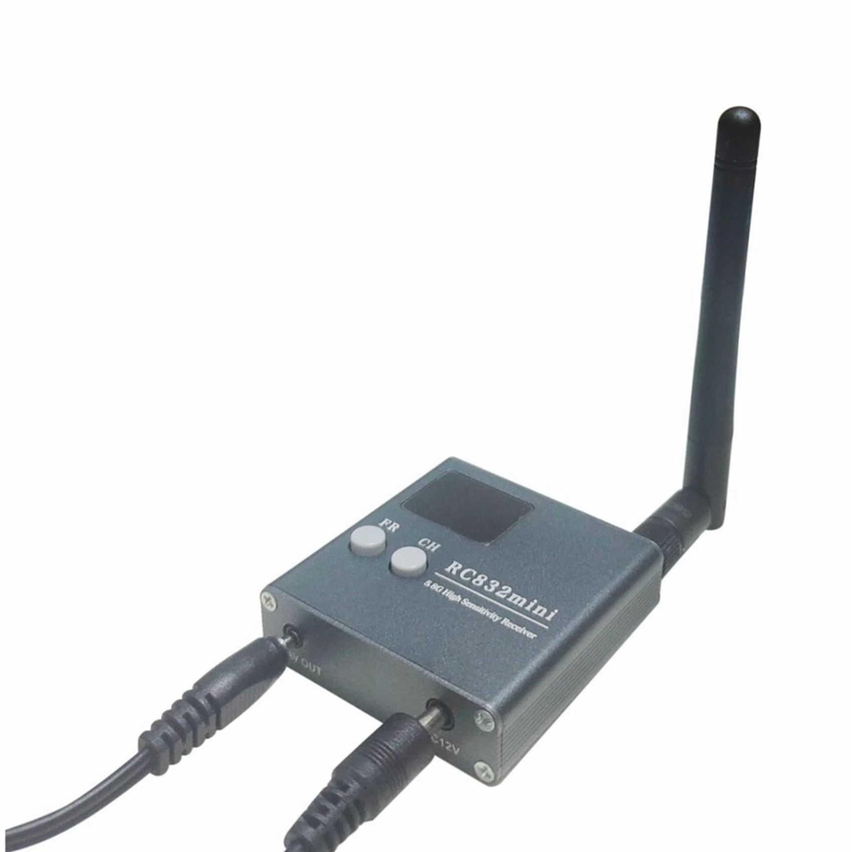 3X Ricevitore Wireless RC832Mini 4.9-5.8G 56CH Ad Alta Sensibilità con A/V e Alimentazione per Multirotore FPV