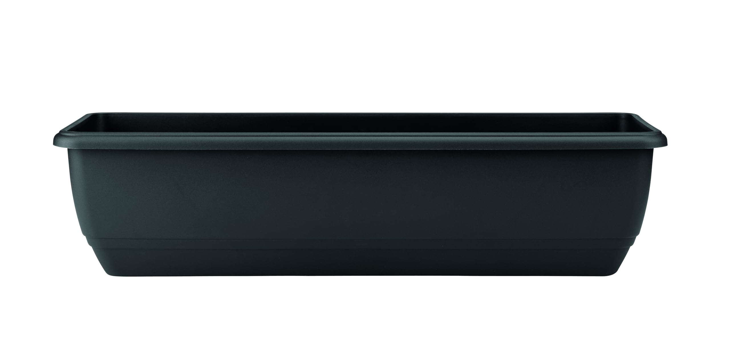 Stewart 238863 70 cm Balconnière Trough, Size LxWxH: 70x21.5x18 cm, Black