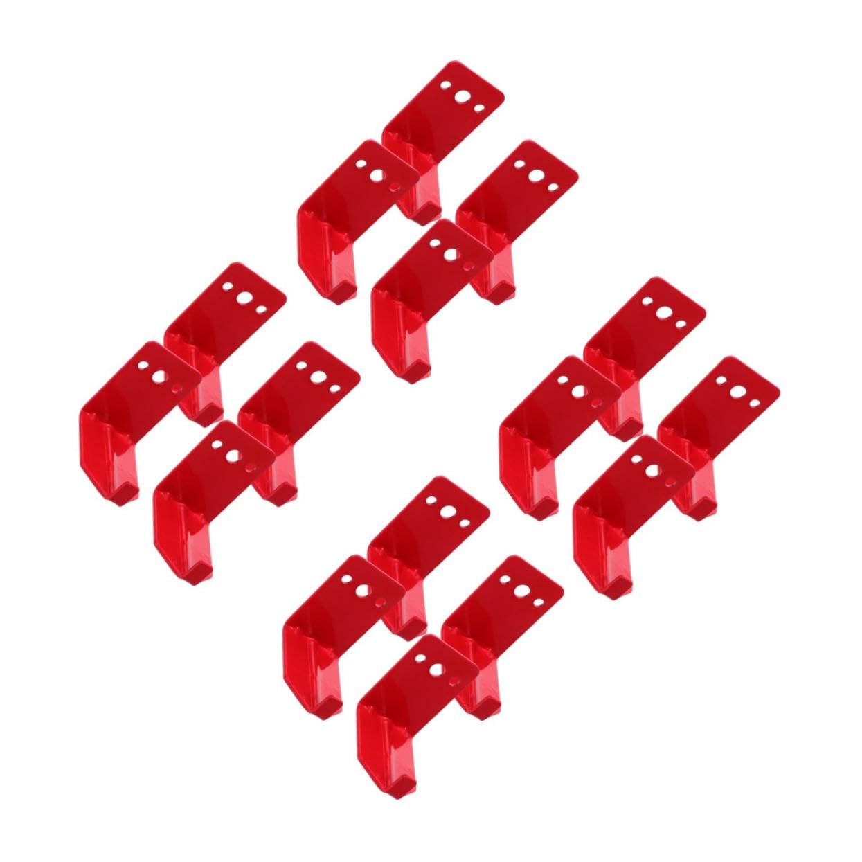 PRETYZOOM 16 Piezas Soporte Metálico para Extintor de Incendios de Acero al Resistente y Prueba de Intemperie con Tornillos para Montaje Pared para Hogar Oficina y Cocina Comercial