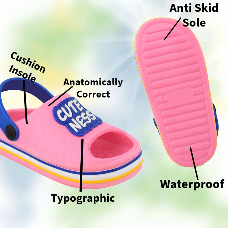 Image of SMARTOTS Lighweight Eva Flipflops for Kids, Stylish CuteNess Sling Back Kids Flipflop for Everyday Use