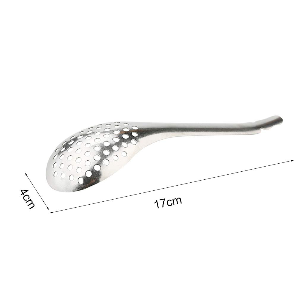 ステンレス製穴あきスプーン5本セット レンゲスプーン 穴あき 18cm ステンレス 5本組 （ 食洗器対応