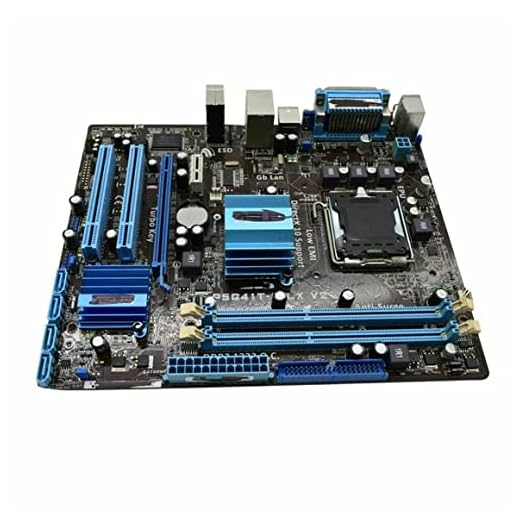 Placa Madre, 5G41T-M LX V2 Placa Madre de Escritorio Lga 775 Socket CPU Ddr3 8G Memoria de Doble Canal Compatible con Hdmi + Interfaz Vga (Negro)