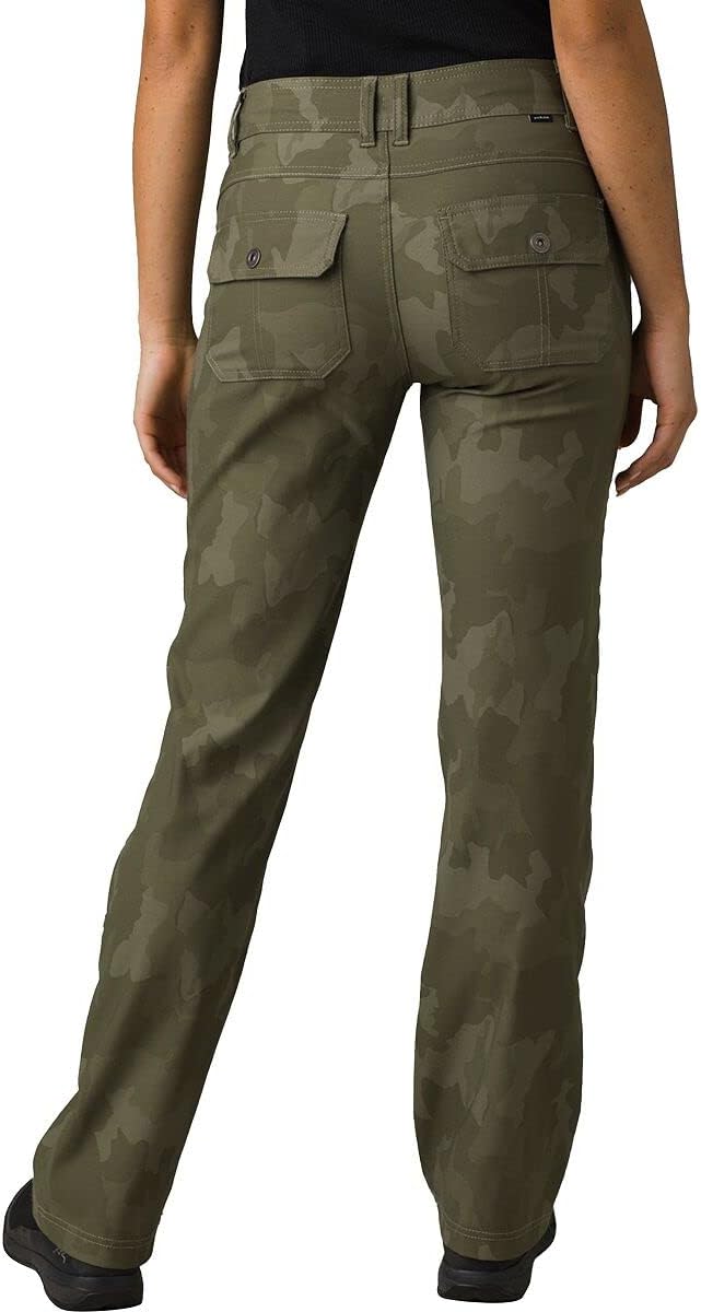 prAna Halle II Pant - Women's Sage Camo, 10/Reg HALLE STRIGHT PANT