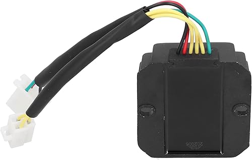 Miniatura 8 de Regulador de voltaje de 6 cables, buen regulador de voltaje de estabilización, diseño de hebilla rectificadora, reemplazo para ciclomotor de 250 cc,