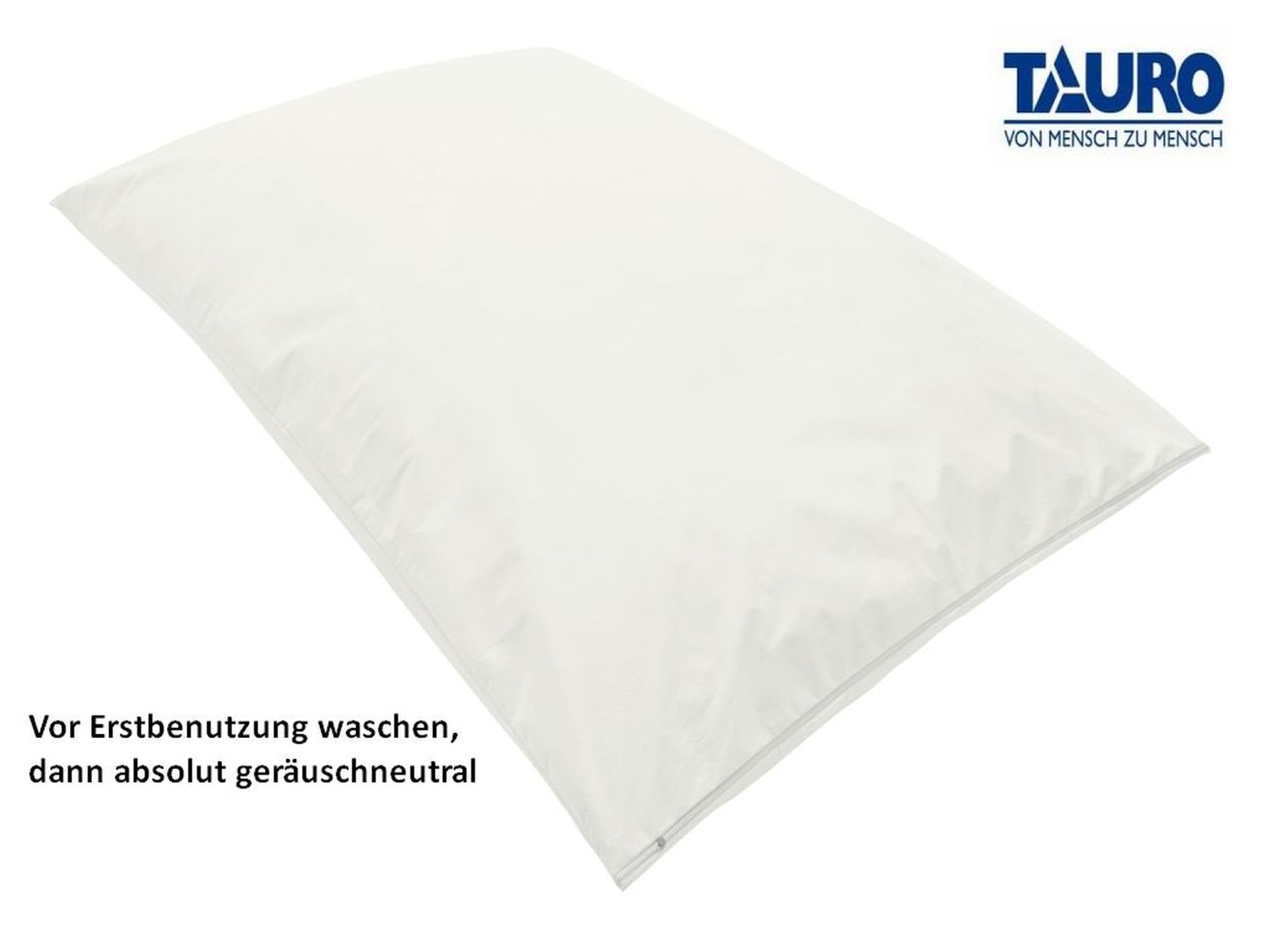 TAURO Allergiker Bettdeckenbezug Encasing 135x200 cm | Anti-Milben Oberbettbezug milbendicht | Zertifizierter Schutzbezug mit Reißverschluss