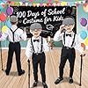 Boutrele 100 Days of School Costume for Boys Kids,Old Man Costume for Kids,Grandpa Costume Accessories Boys Set #1