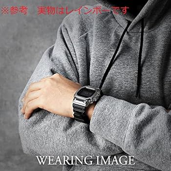 Amazon | G-SHOCK DW-5600互換 カスタムベゼル メタルレインボー