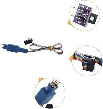 SOP8 Test Clip Probe Line for 93CXX/25CXX/24CXX Circuit Programming on USB Programmer TL866 RT809H(208mil)