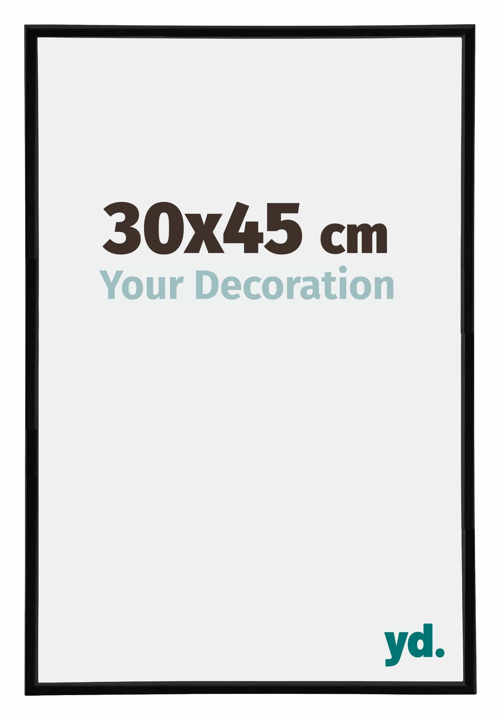 Your Decoration - Picture Frame 30x45 cm - Black High Gloss - Decorative Wall Frame in Plastic with Antireflection - Frame 30x45 - Annecy — image 1