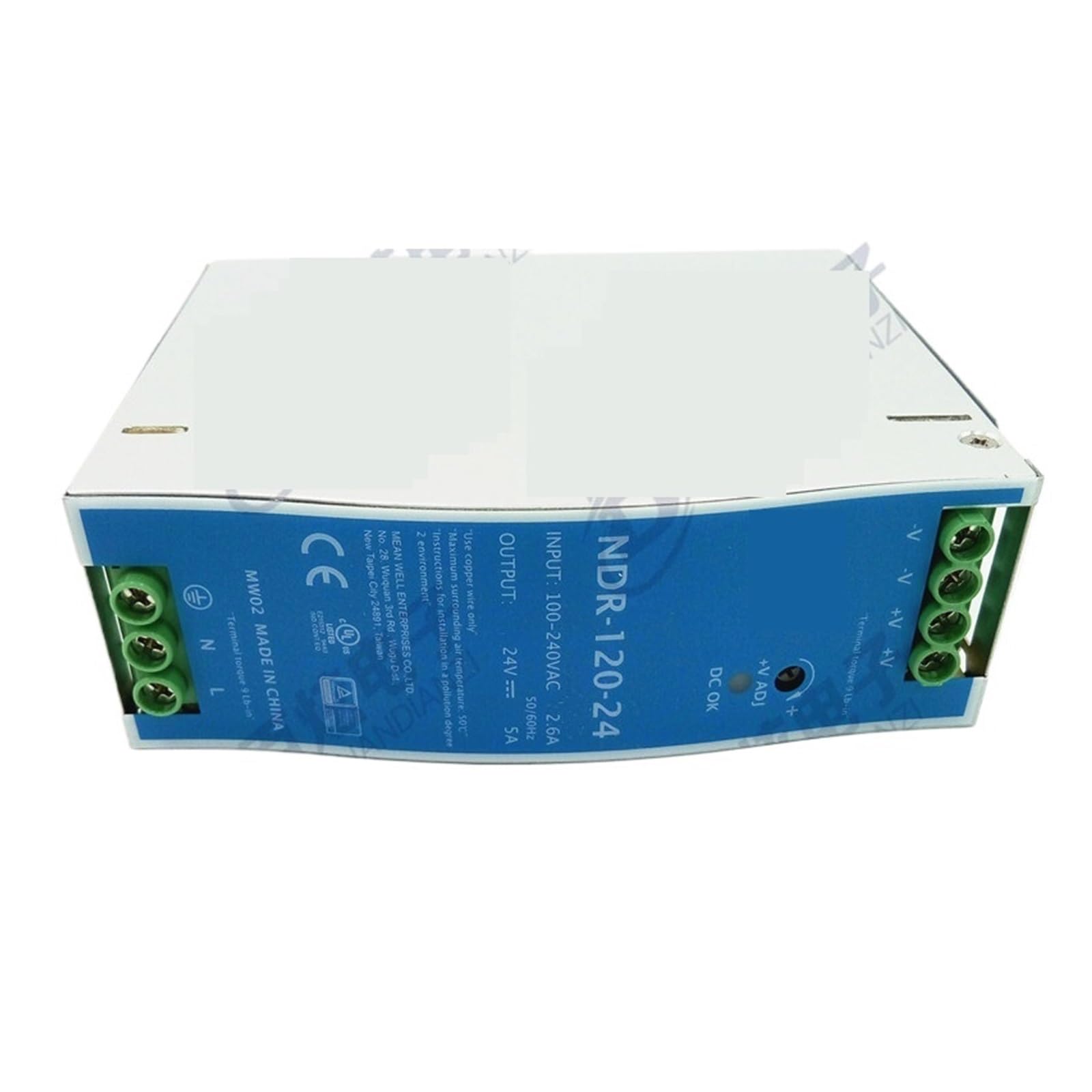 Transformateur à découpage NDR-120-24 pour résoudre le manque de place en tableau électrique