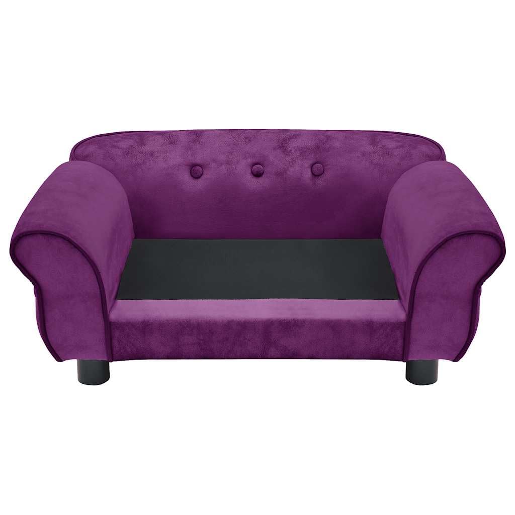 vidaXL Hundesofa Burgunderrot 72x45x30cm Plüsch Hundebett Hundecouch Katzen