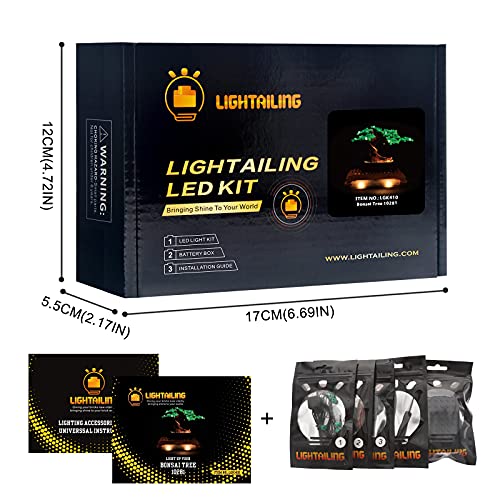 LIGHTAILING Licht-Set Für (Creator Expert Bonsai Tree) Modell - LED Licht-Set Kompatibel Mit Lego 10281(Modell Nicht Enthalten) – Bild 7