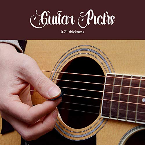 Surmoler Lot de 6 médiators universels en plastique pour guitare acoustique et électrique (hero) - Les Beatles, Paul McCartney, John Lennon, RIngo Starr, George Harrison Surmoler Lot de 6 médiators universels en plastique pour guitare acoustique et électrique (hero) – Image 4