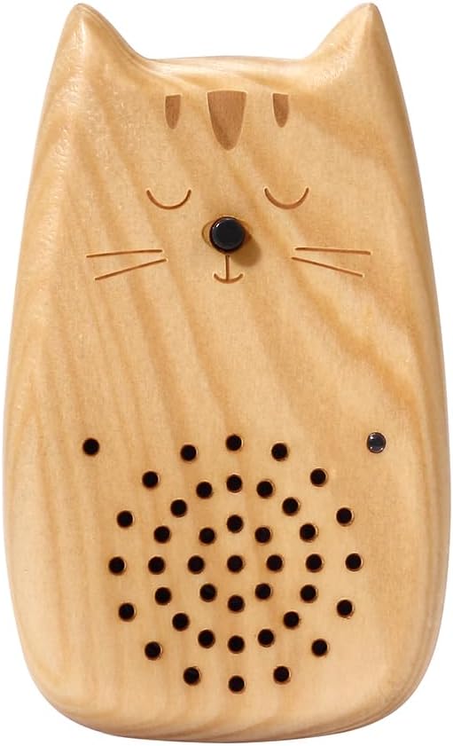 Wooden Fridge Magnet with Recording Function，Mini Magnets for Cat Refrigerator Whiteboard,Beer Bottle Opener for Kitchen Office DIY Home Decors