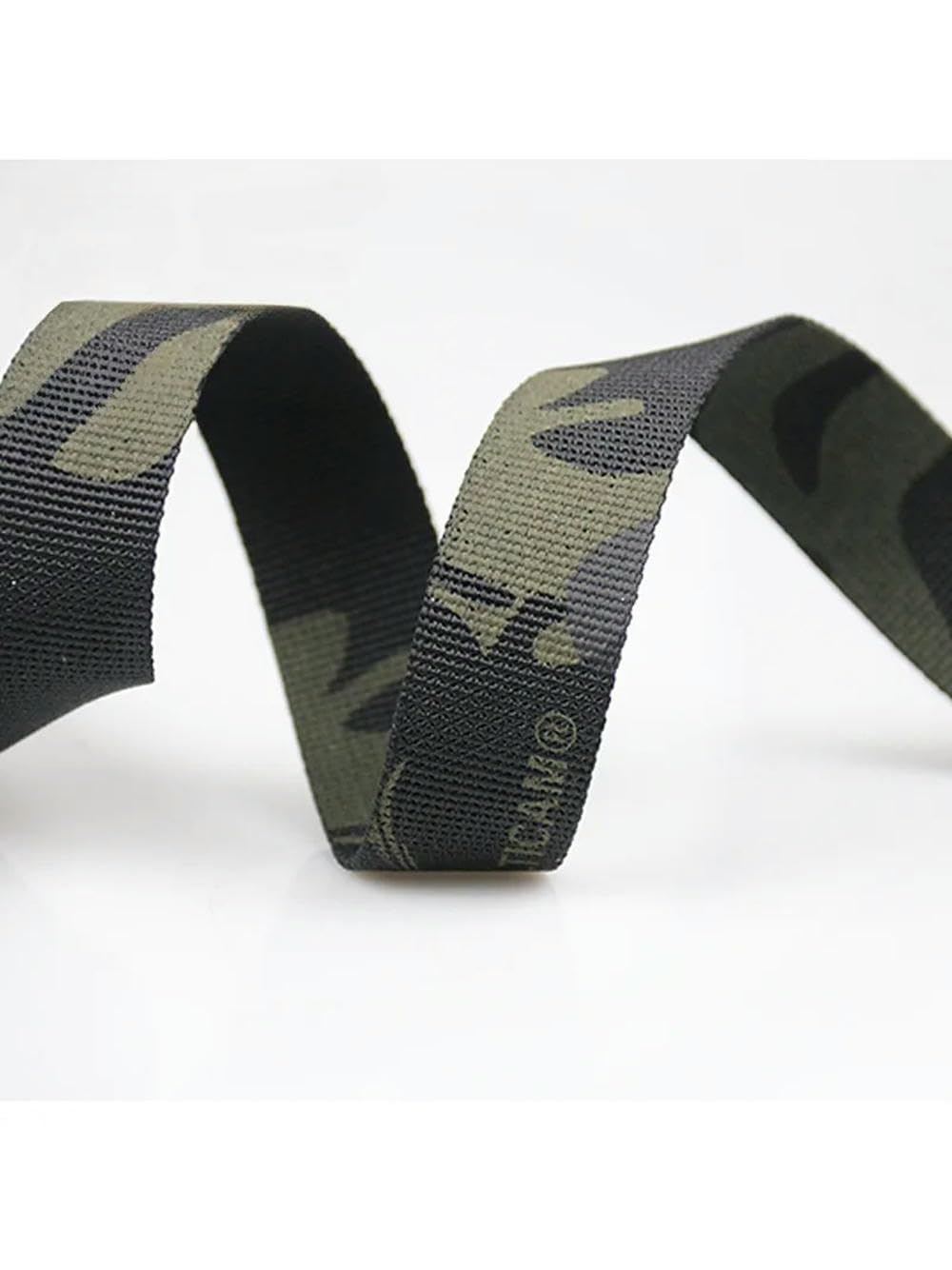 TPIONEER 5Meter Length 25mm 38mm 50mm Width Webbing Black Camouflage Jacquard Webbing Strap Printing Dyeing
