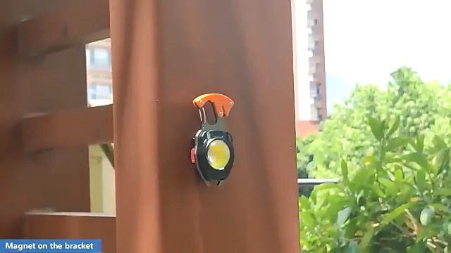 BONZELLA LED Flashlight with Lighter, Multifunctional Keychain