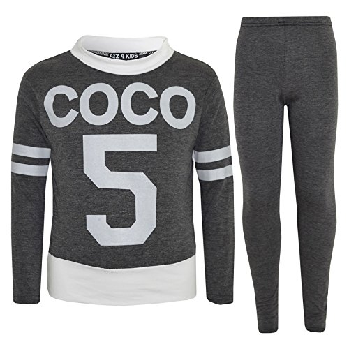 Legging set et crop top Coco 5 pour fille ensemble mode ado de 7 à 13 ans