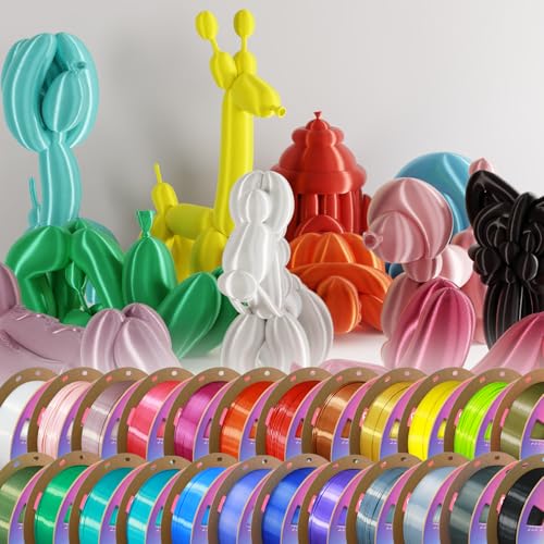 Image of Polymaker Panchroma Silk PLA Filament 1.75mm 1kg, Shiny Red, New and Improved Formula, Better Strength, Printing Speed and Clog-Free. Works in Most FDM and Multicolor 3D Printers.
