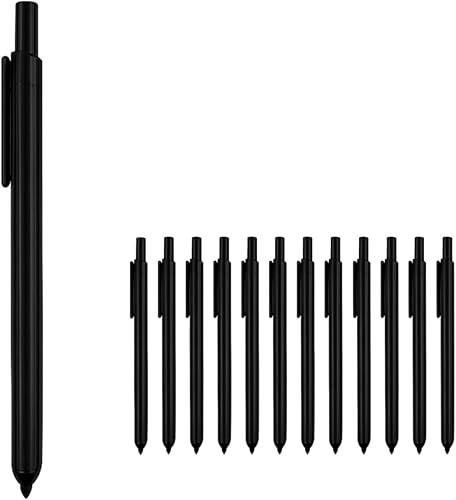 EBOX Stride - Marcador permanente retráctil, punta fina, tinta negra, secado rápido, resistente al agua y a la decoloración, multisuperficie,