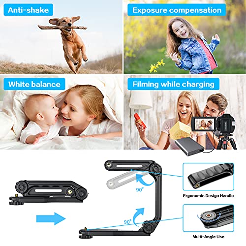 4K Video Camera Camcorder, YouTube Camera 48MP 60FPS Wi-Fi Digital Camera Recorder Night Shot 16X Digital Zoom IPS Touch Screen Vlogging Camera with Microphone, 2.4G Remote, Upgraded Battery Charger