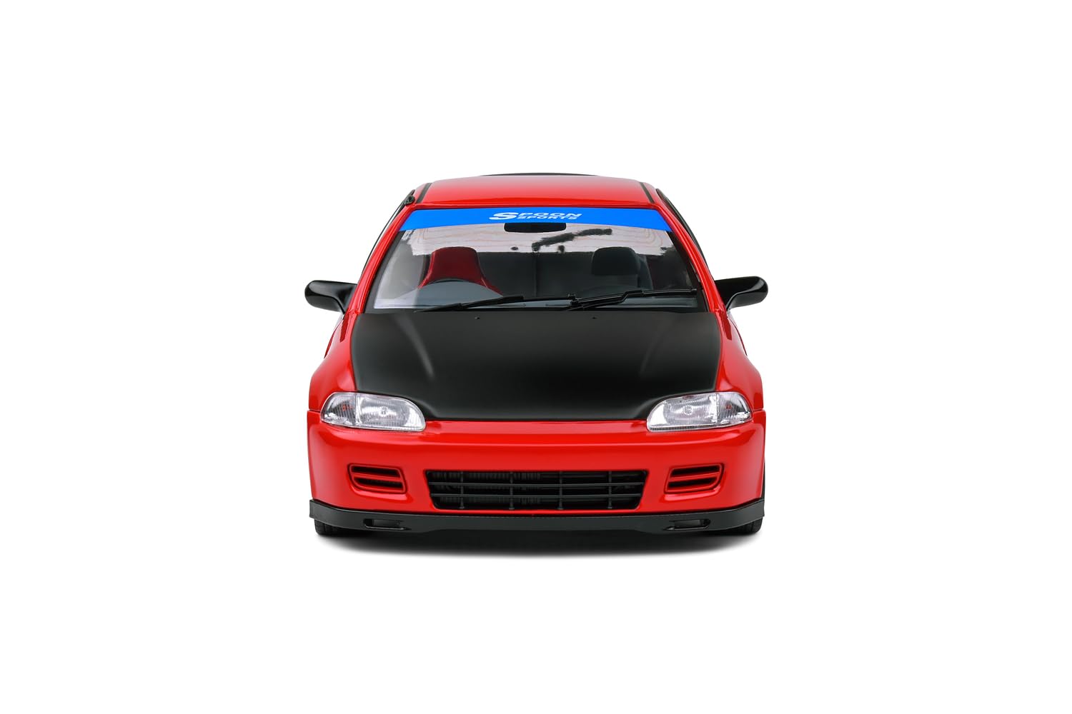 Solido Honda Civic EG - Modellino di Auto 1:18 JDM da Collezione, Colore: Rosso