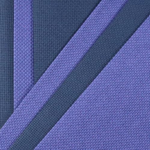 Image of KCS 4 /6 pc of 12 inch x 18 inch(30cmx45cm) 18 Count Cotton Aida Cloth Cross Stitch Fabric (6 pc, Royal Blue+Navy Blue)