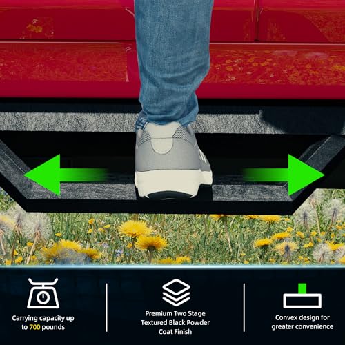 Estribos laterales de acero carbono para Jeep Wrangler JK miniatura 3