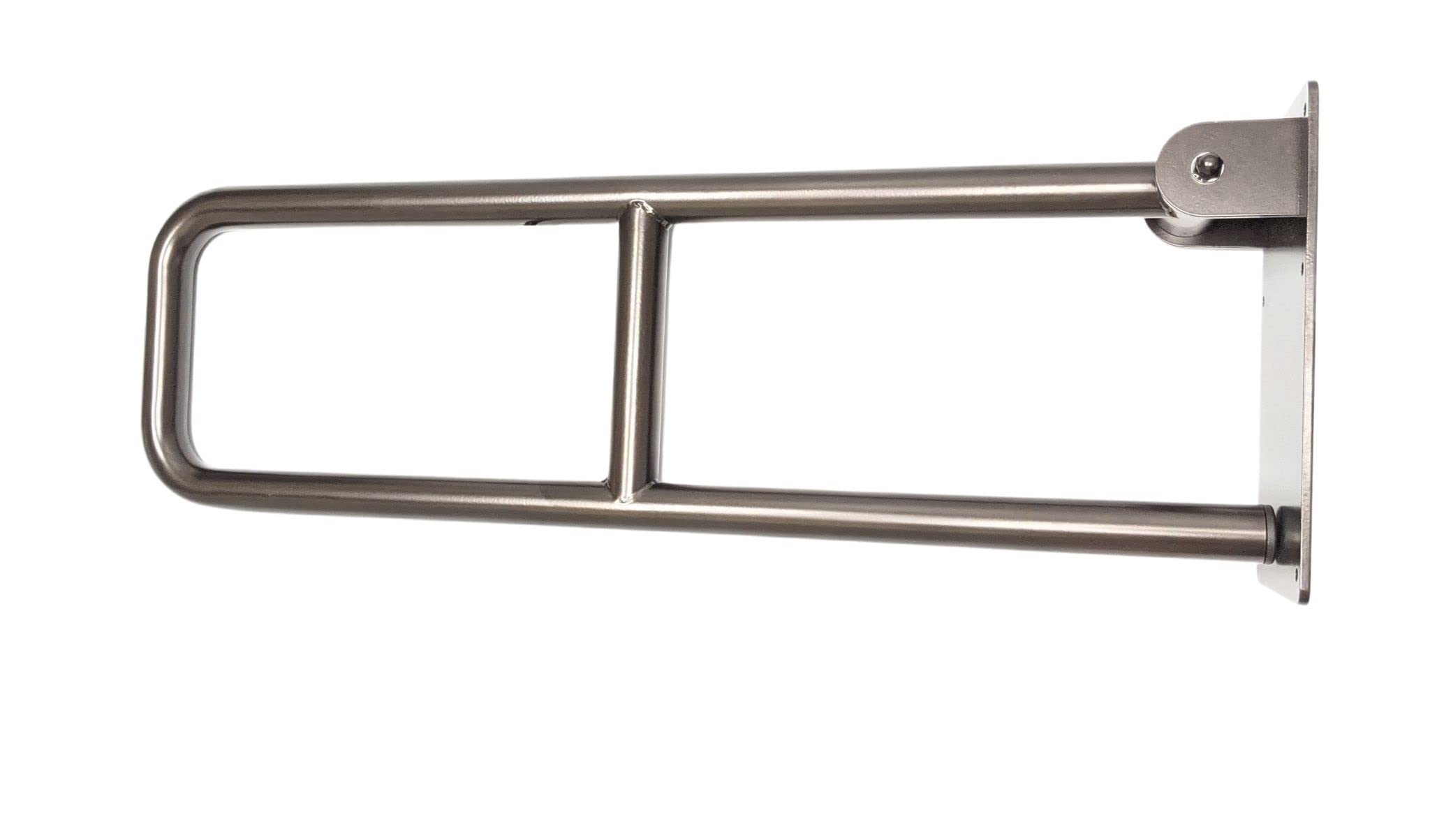 CSI Bathware BAR-FB29-125-OB Swing Down Flip up U-Shaped Stainless Steel Safety Bar, 29", Oil Rubbed Bronze Finish