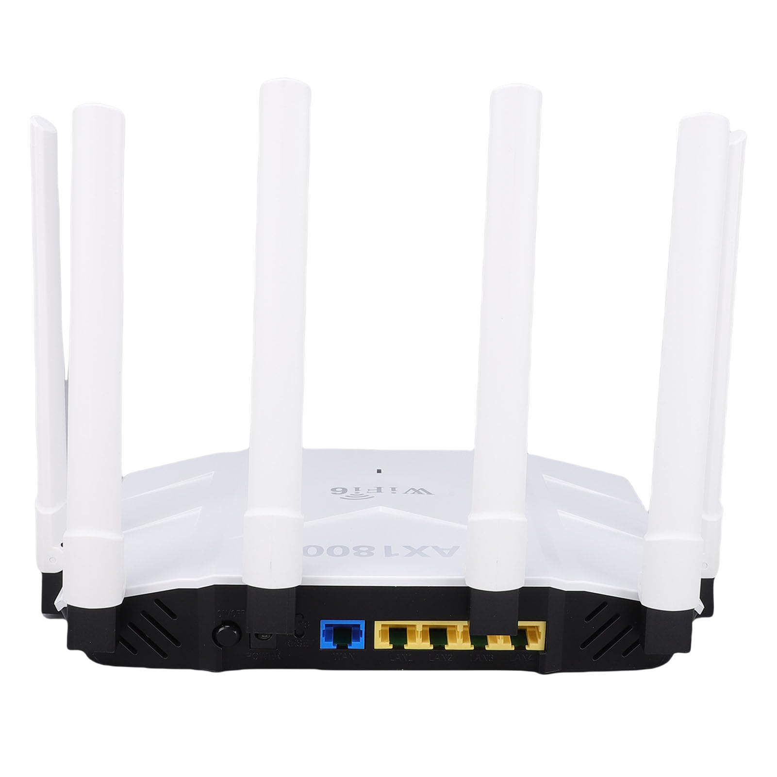 Generic Dwuzakresowy Router WiFi 6 Szybki Port Gigabitowy do Użytku Domowego i Biznesowego z 6 Antenami Udostępnianie Sieci WAN 2,4G 5G (wtyczka UE)