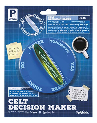 Toysmith Project Blueprint Celt Decision Maker Spin to Decide - Desktop Toys - Desk Toys