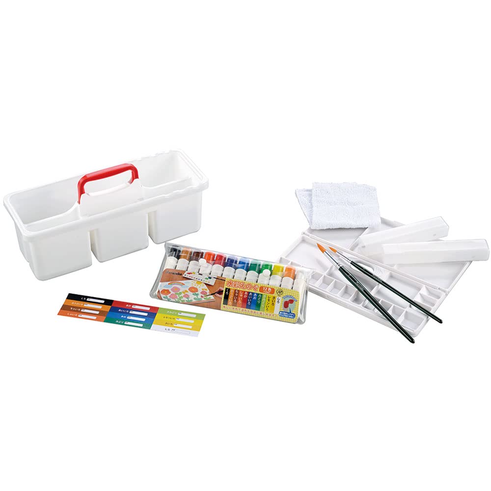 Amazon.co.jp: 呉竹 絵の具セット 水彩えのぐセット ライトブルー