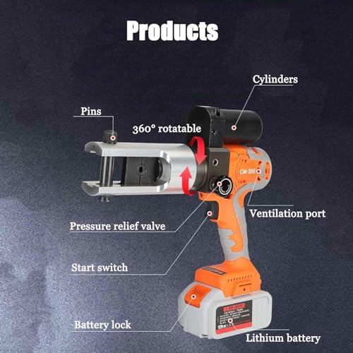 Pince à sertir hydraulique rechargeable 18V de haute précision