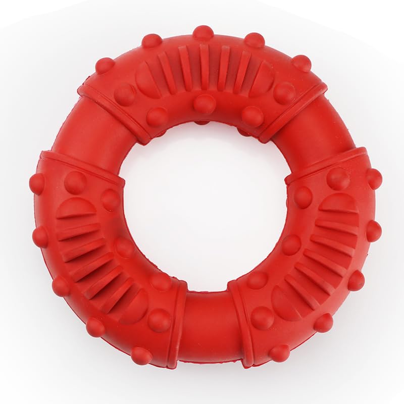 Pet Toy Durable Chew Toy Rubber Toy for Medium and Large Dogs Orange 004