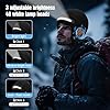 Bluetooth Beanie with Light, Headlamp Hat with Headphones and Built-in Speaker Mic, Unique Christmas Gifts for Men Husband #1