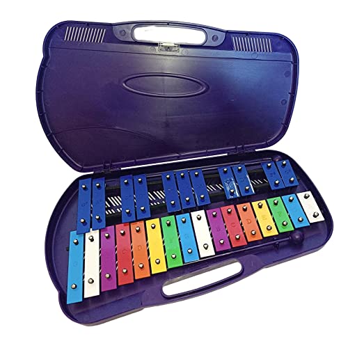 Esbant Xylophone Professional Musical Percussion Instrument In Case Cleartuned For Music Teaching Gifts Child, Yellow (Color : Purple) #TOP19