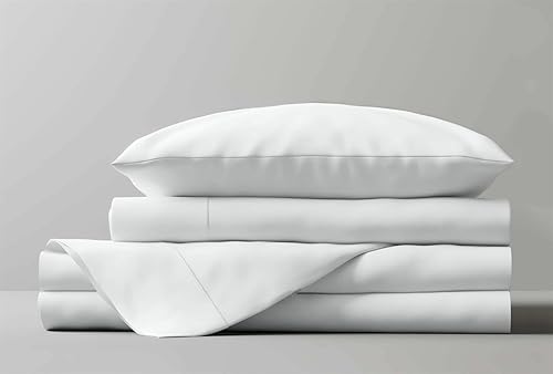 Miniatura 8 de Juego de sábanas de 800 hilos, 100% algodón egipcio, tamaño King, 4 piezas, 800 hilos, algodón egipcio de fibra larga, bolsillos profundos de hasta