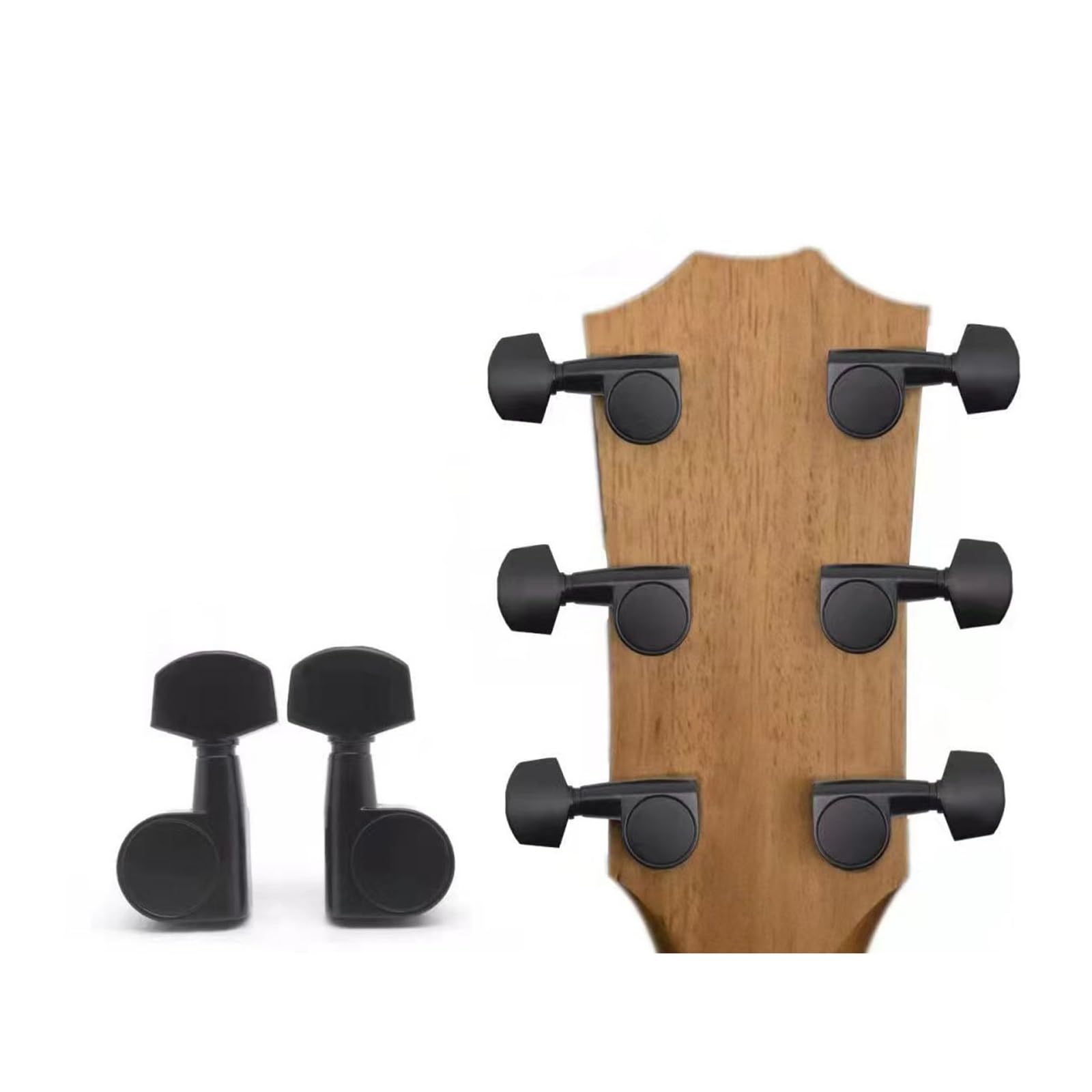 Kit de clavijas de afinación de guitarra Clavijas De Guitarra Perillas De Afinación Sin Tornillos Para Guitarra Folk Cuerdas De Guitarra Completamente Cerradas Accesorios De Guitarra Sin Tornillos(A s