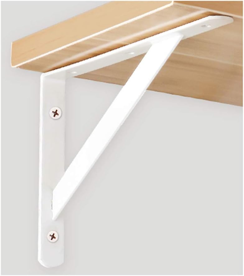 Bracket, L Bracket for Shelf,Wall Mounted Triangle BracketsTriangle Board Shelf BracketsHeavy-Duty Shelf Bracket Right Angle Wall Mount Shelf Support Black Tripod Shelf Fixed Wall Shelf Right Angle I