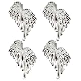 Mizhang Angel Wings Knobs 2（4） Pcs Exquisite Wing Pull knobs Cabinet Drawer Handle Home Kitchen Of