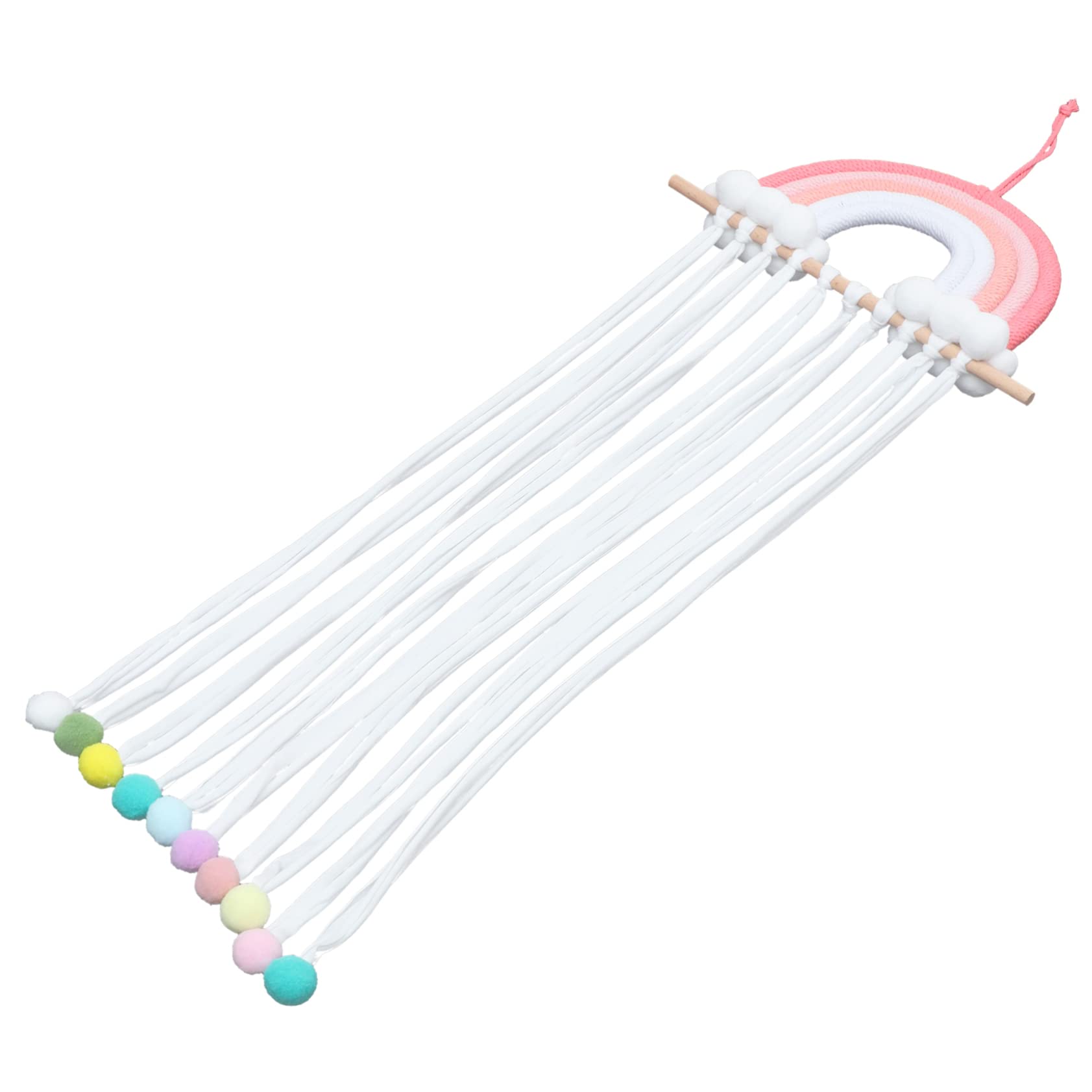 Cabilock Rainbow Hair Bow Organizer Wall Hanging for Bow Storage for Hair Accessories Rainbow Decor for Rooms and Playful Spaces