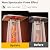 EAST OAK 48,000 BTU Pyramid Patio Heater, Quartz Glass Tube Propane Outdoor Heater with Wheels, Triple Safety Protection, 2025 Upgrade for Home, Backyard & Commercial Spaces, Stainless Steel