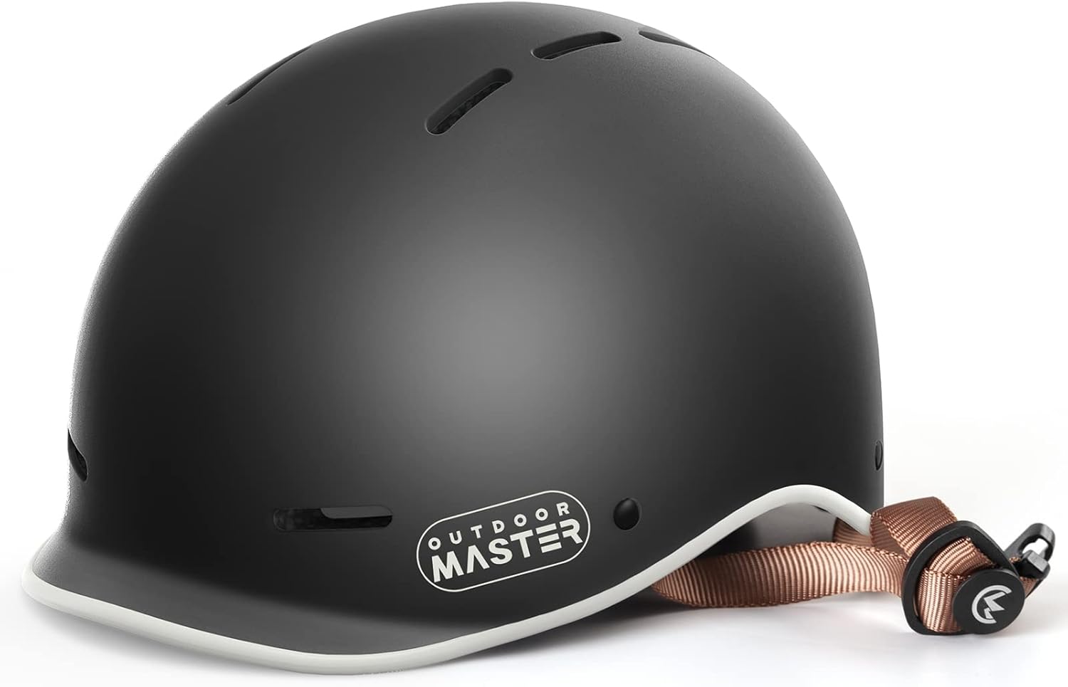 OutdoorMaster Bike Helmet for Adults,Adjustable Cycling Helmet for Men & Women - Safety Certified for Bicycle Skateboard Road Bike Skating Roller Commuting Helmet Meteorite Black Large