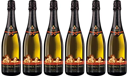 Dresdner Engel Sekt trocken - Sachsen - Klassische Flaschengärung - 75 cl - rose'