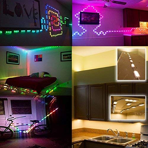 VIPMOON 200Pcs/600LEDs Storefront Lights DC 12V 5050 RGB SMD 3 LED Module Lights Waterproof Light Lamp