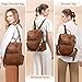 AGLOD Leather Backpack Purse for Women Designer Ladies Shoulder Bag Fashion Faux Work Travel Handbags
